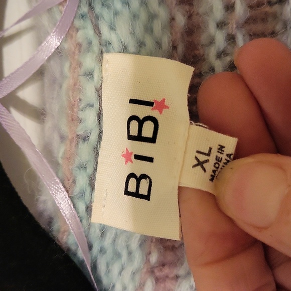 BiBi Open Front Rainbow Cardigan - Picture 3 of 7